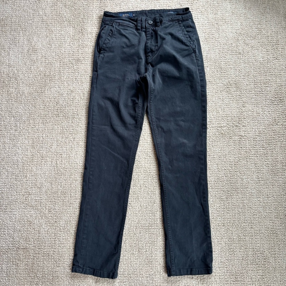 Roark Standard Slim Fit Black Chino - size 28​​